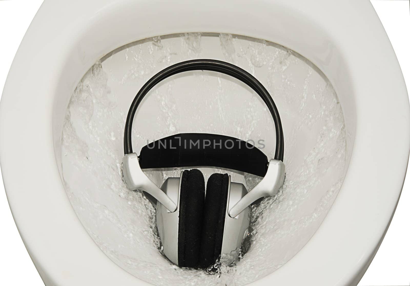 Headphones  Sinks In Toilet. The Effects Of Financial Crisis.
