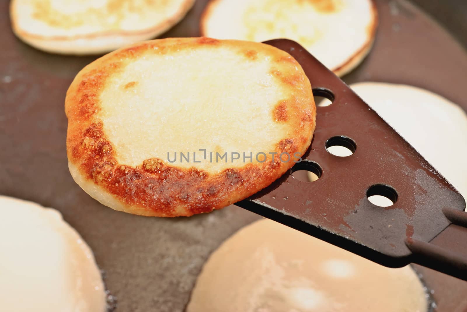 Foods- crisp toasted bread hot surface