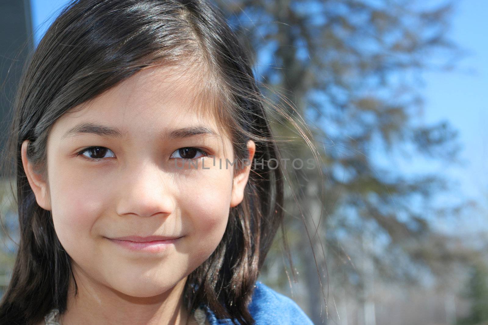 Child enjoying the outdoors