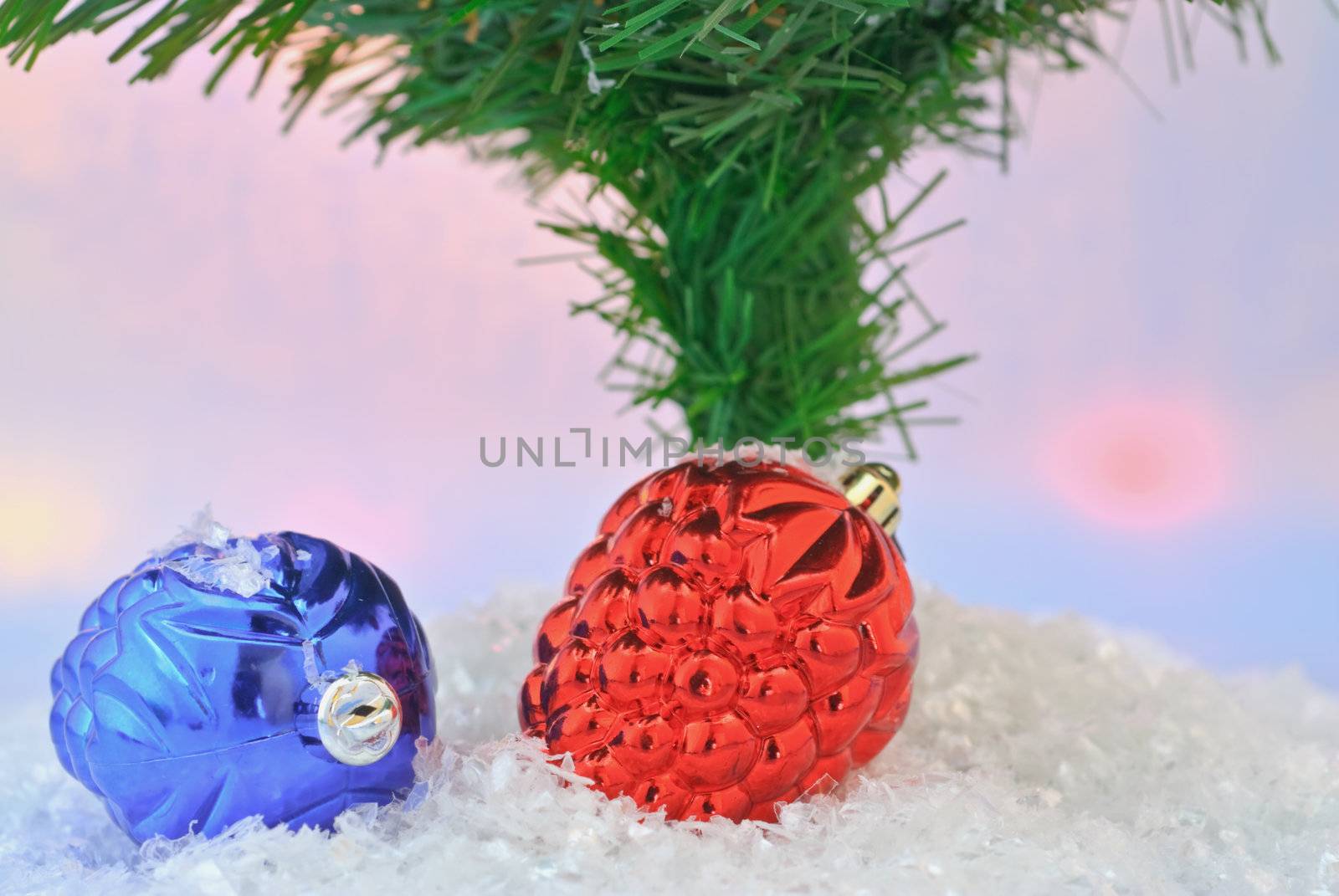Christmas baubles by krivsun