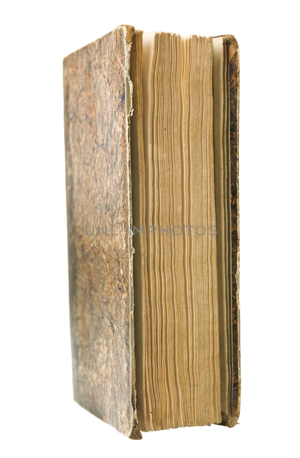 Antique Book isolated on white background