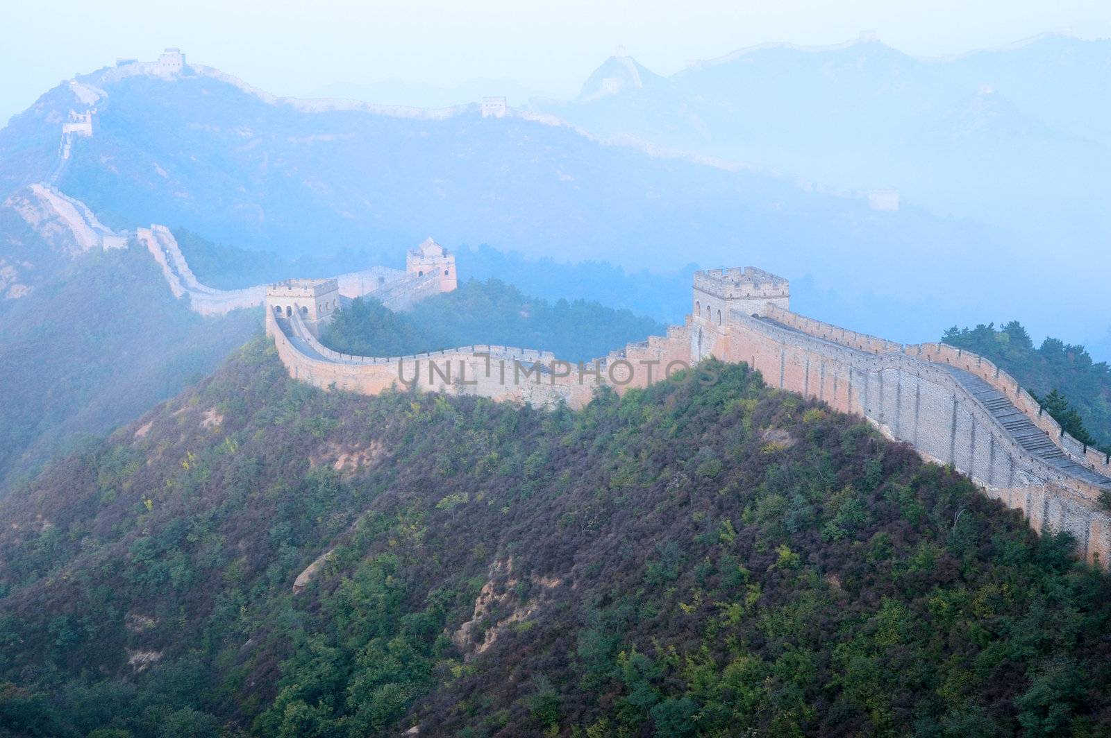 Great Wall of China in inshanling, Hebei Province
