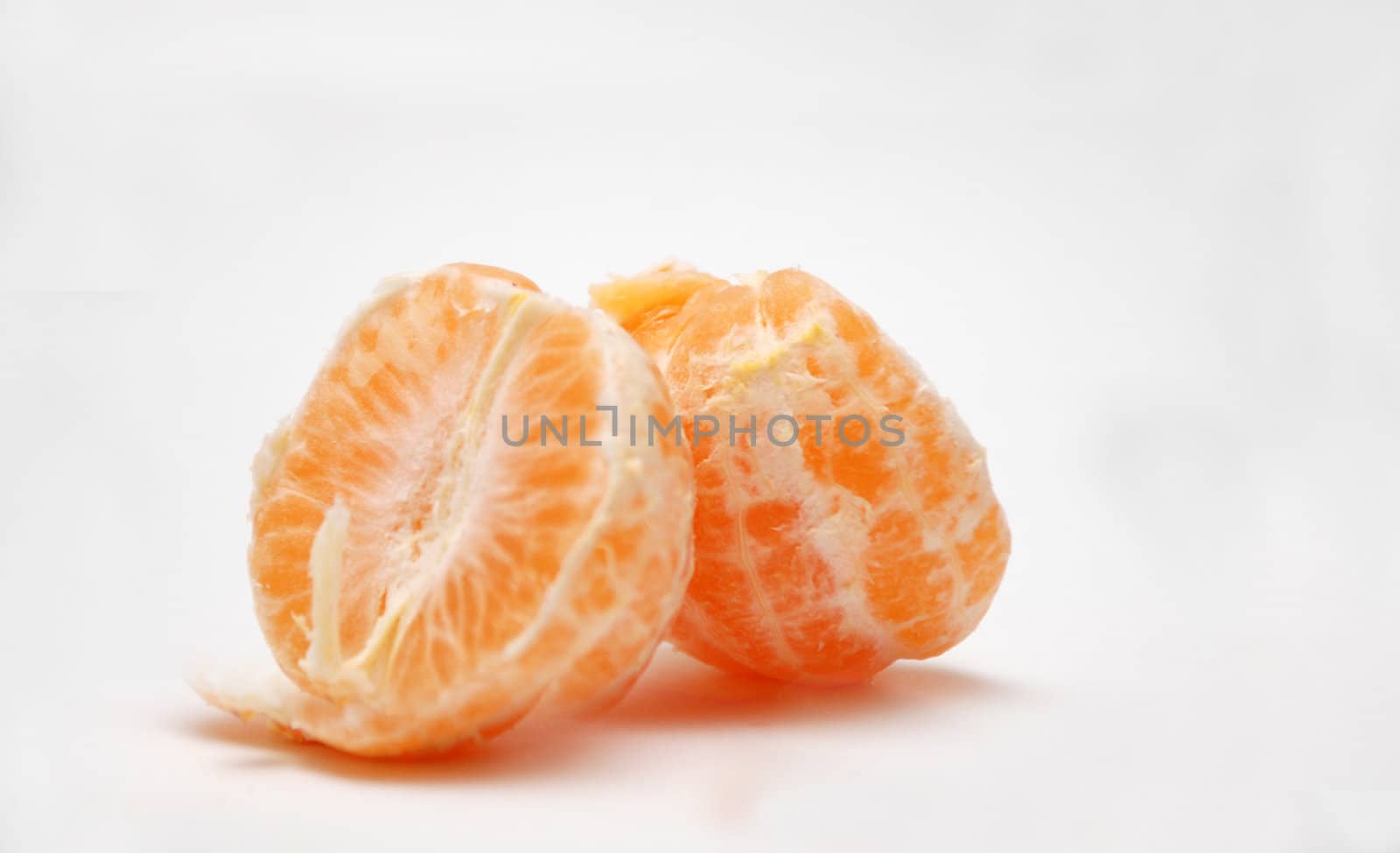 fresh mandarin isolated on white