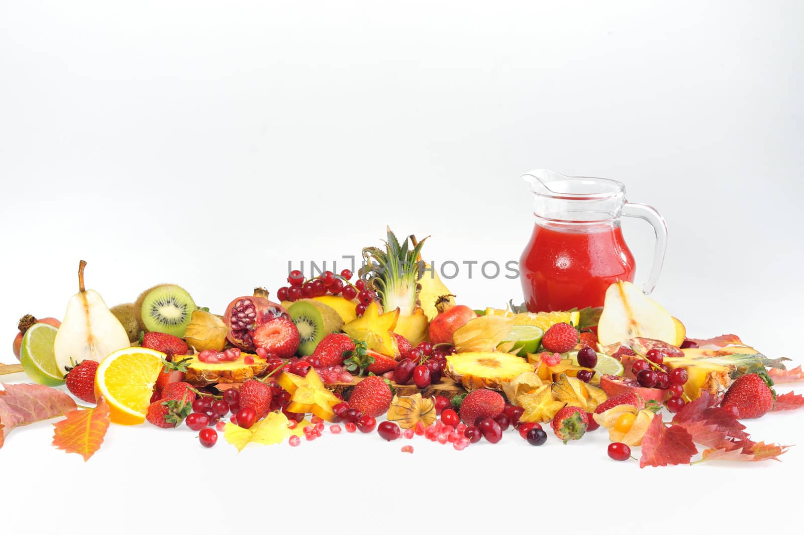fresh various fruits by jordachelr