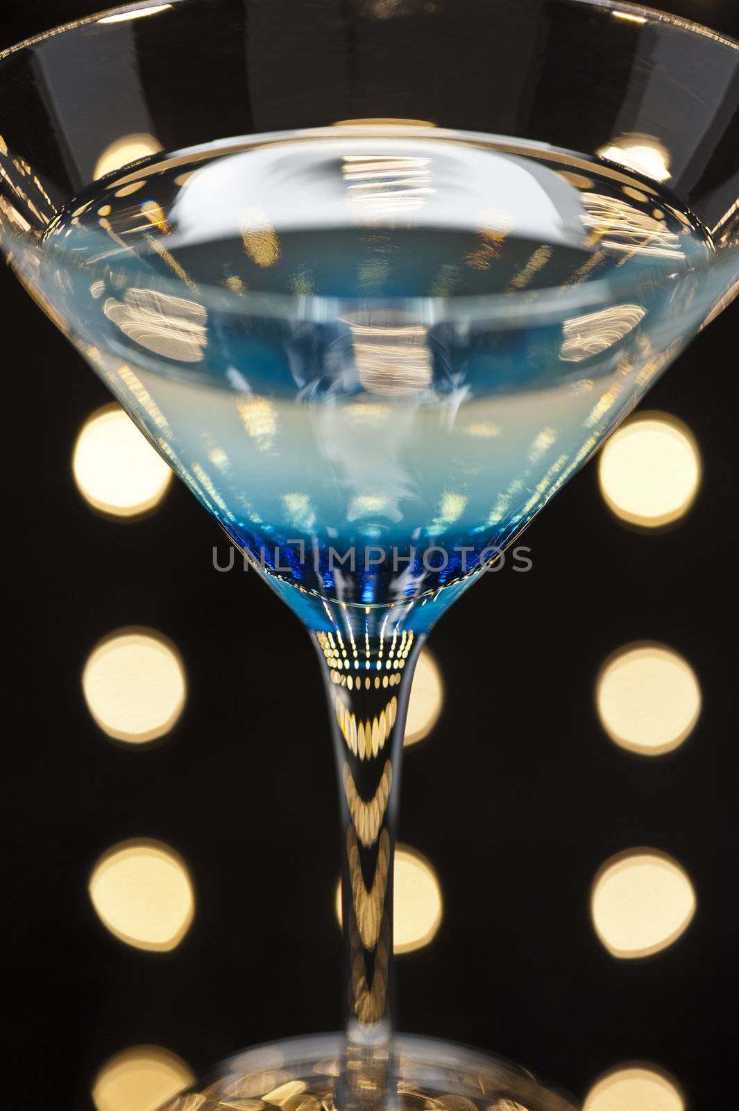 Martinis on the dance floor with nice illumination