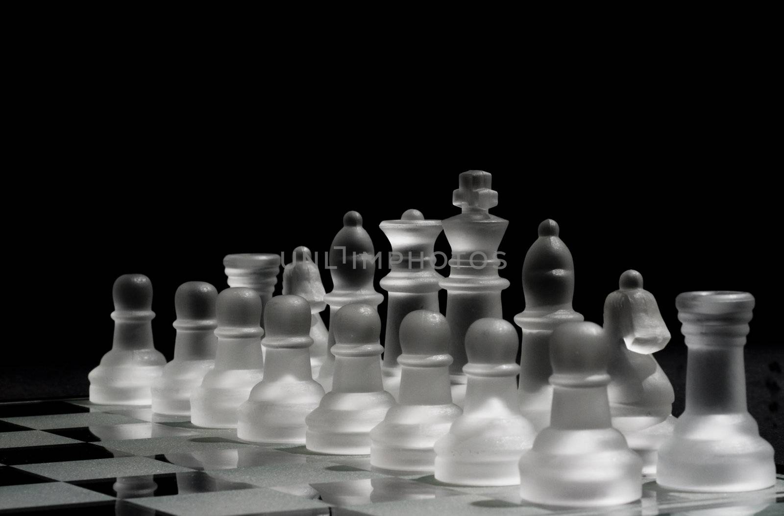 One side is ready for a chess battle