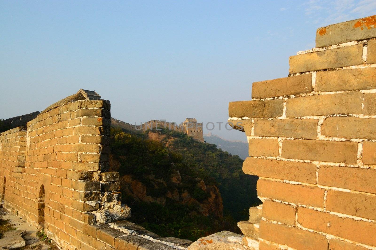 The Great Wall of China in Jinshanling, Hebei Province, China