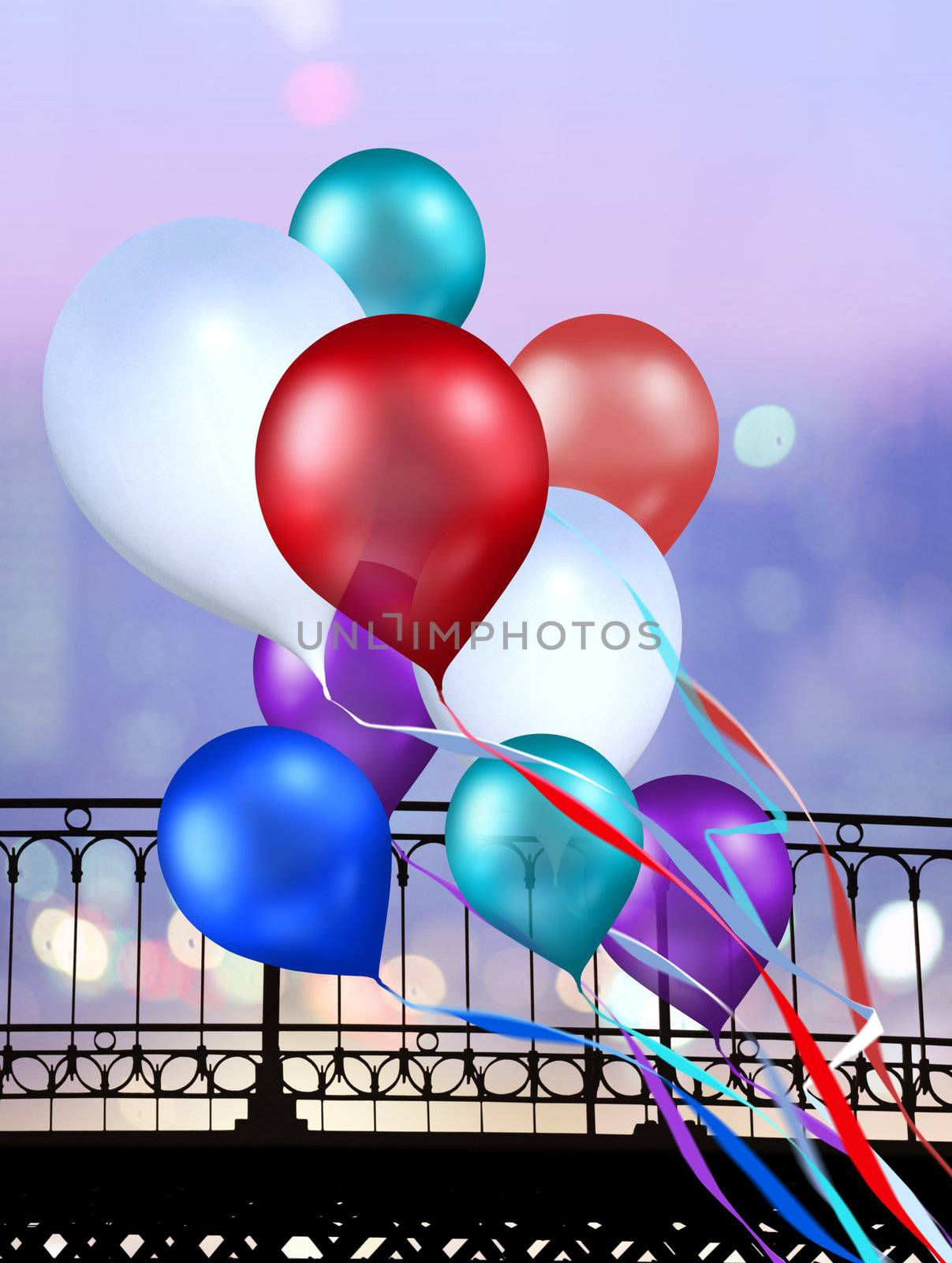 multicolored balloons by ssuaphoto