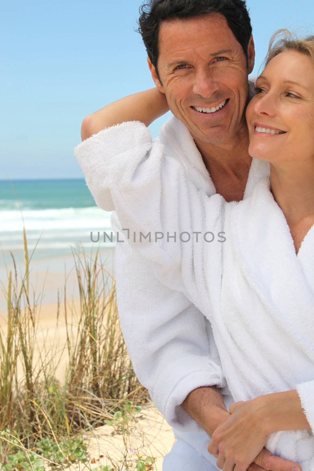 Couple on a romantic getaway by phovoir