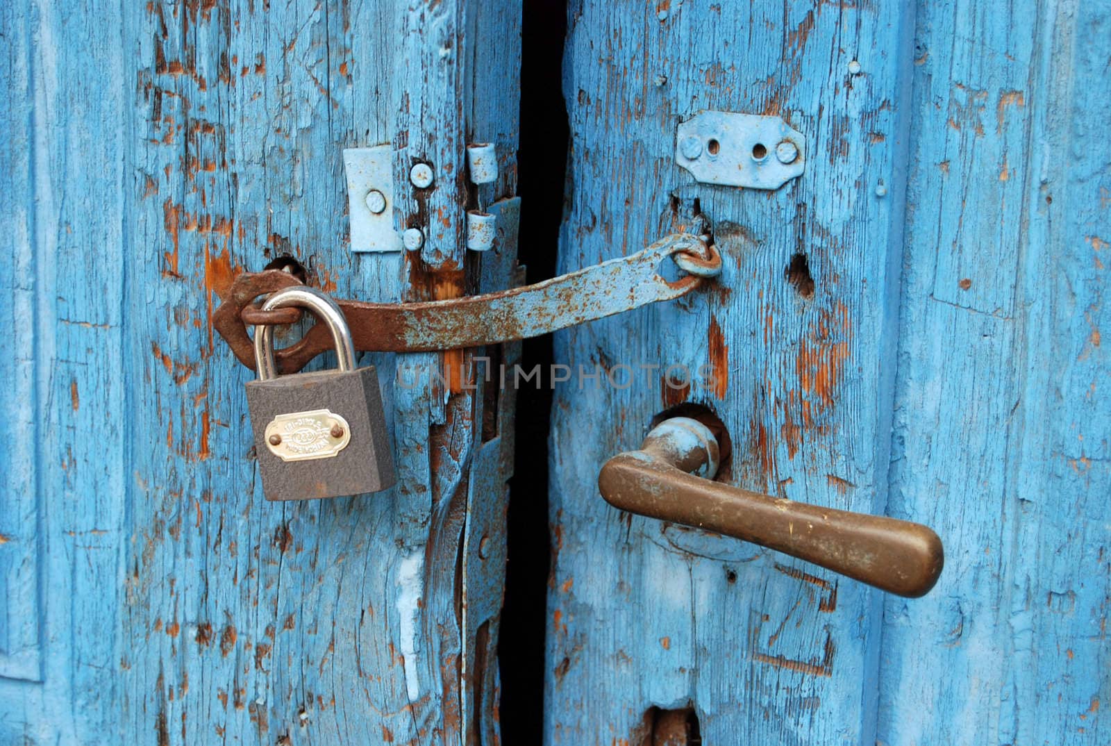 Rusty doorknob