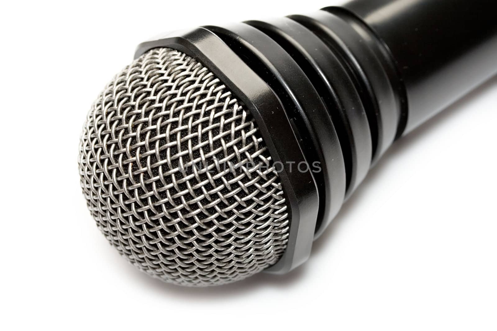 Microphone isolated on white