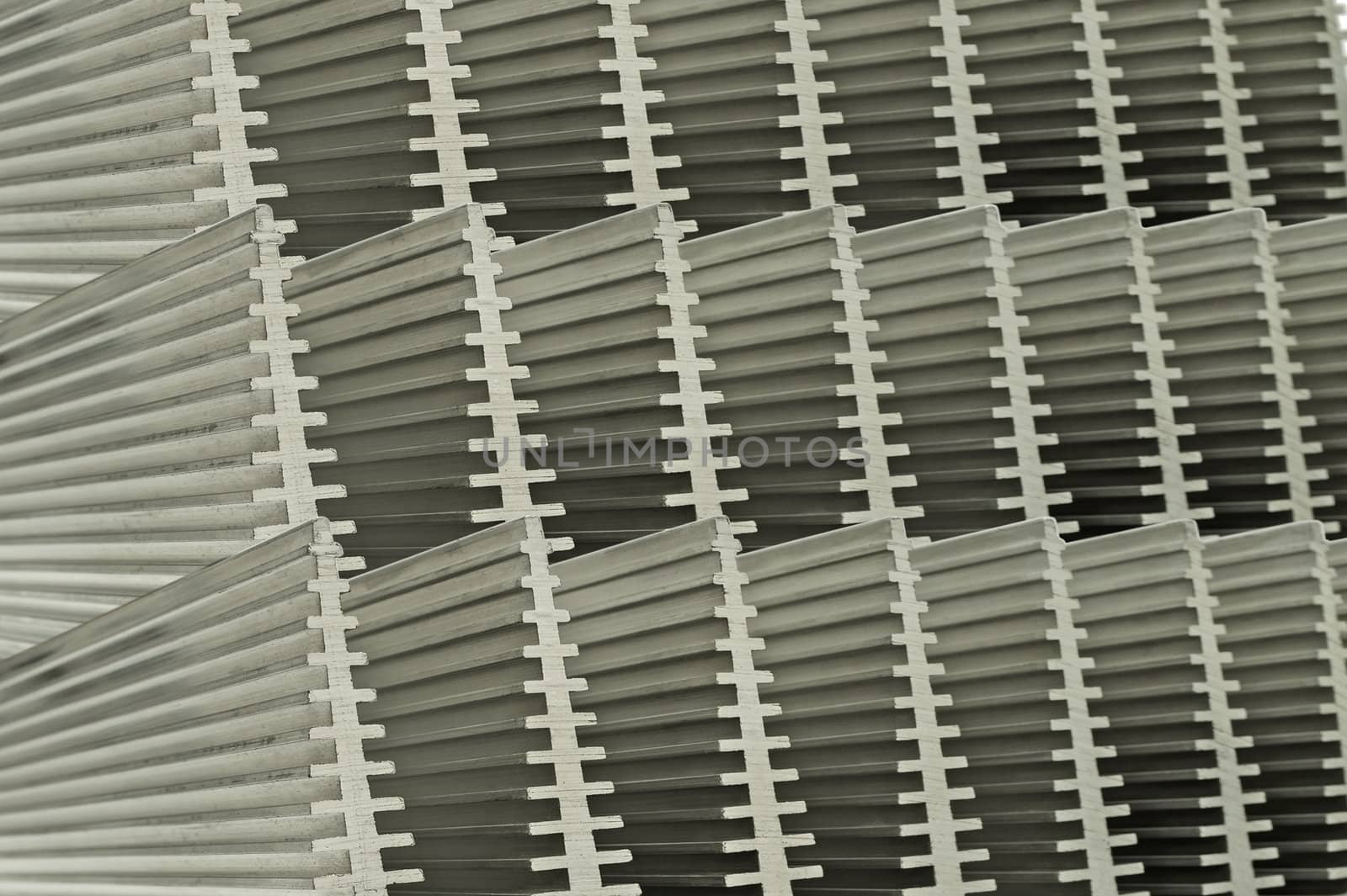 Abstract Close Up Of Heat Sinks by ekipaj
