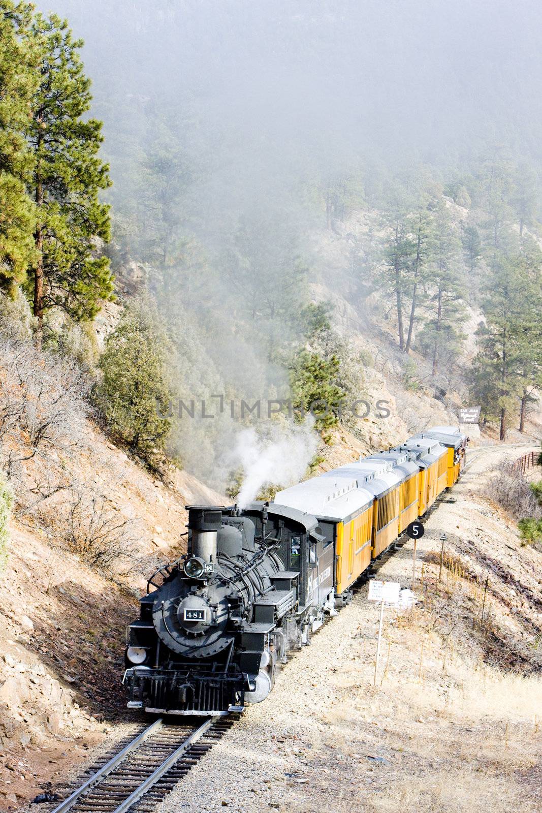 Durango   Silverton Narrow Gauge Railroad, Colorado, USA