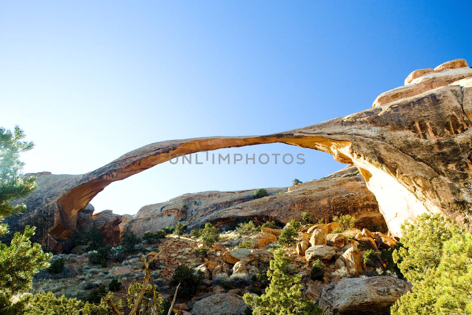 Landscape Arch, Arches National Park, Utah, USA