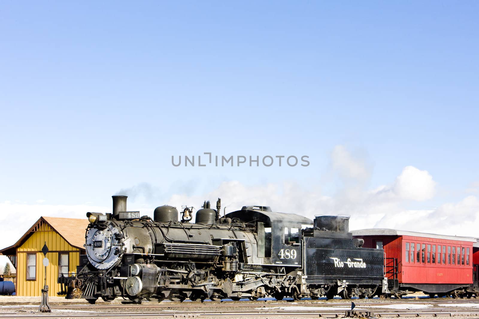Cumbres and Toltec Narrow Gauge Railroad, Antonito, Colorado, USA