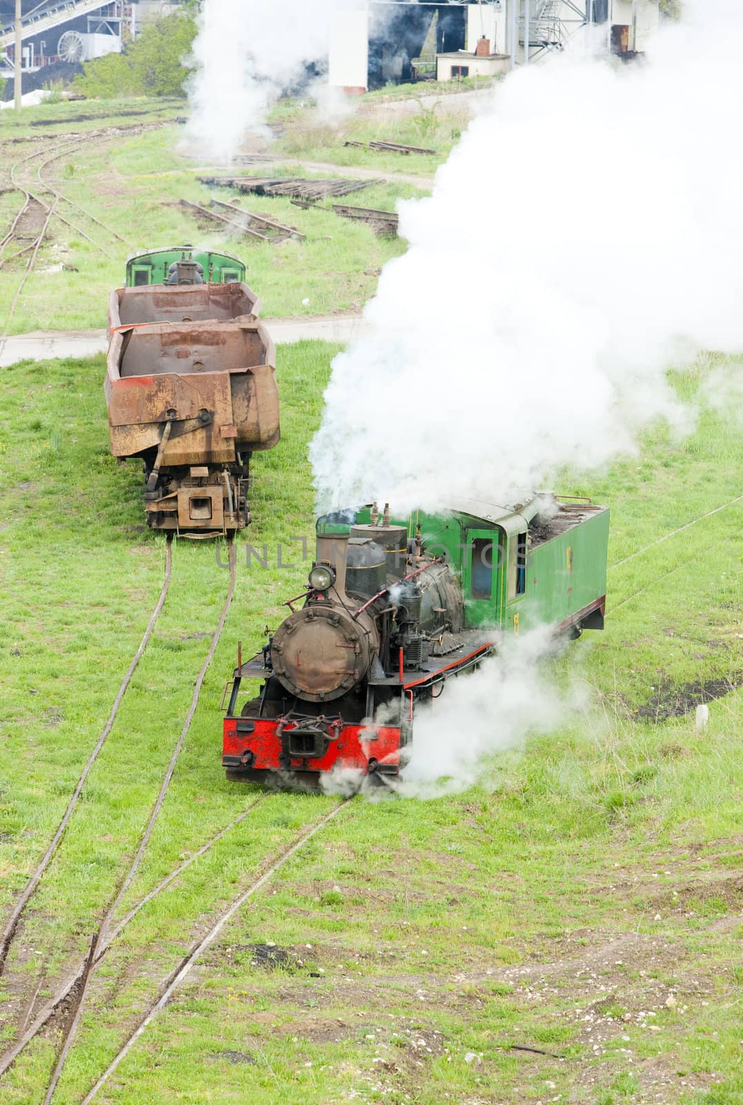 steam locomotives, Kostolac, Serbia