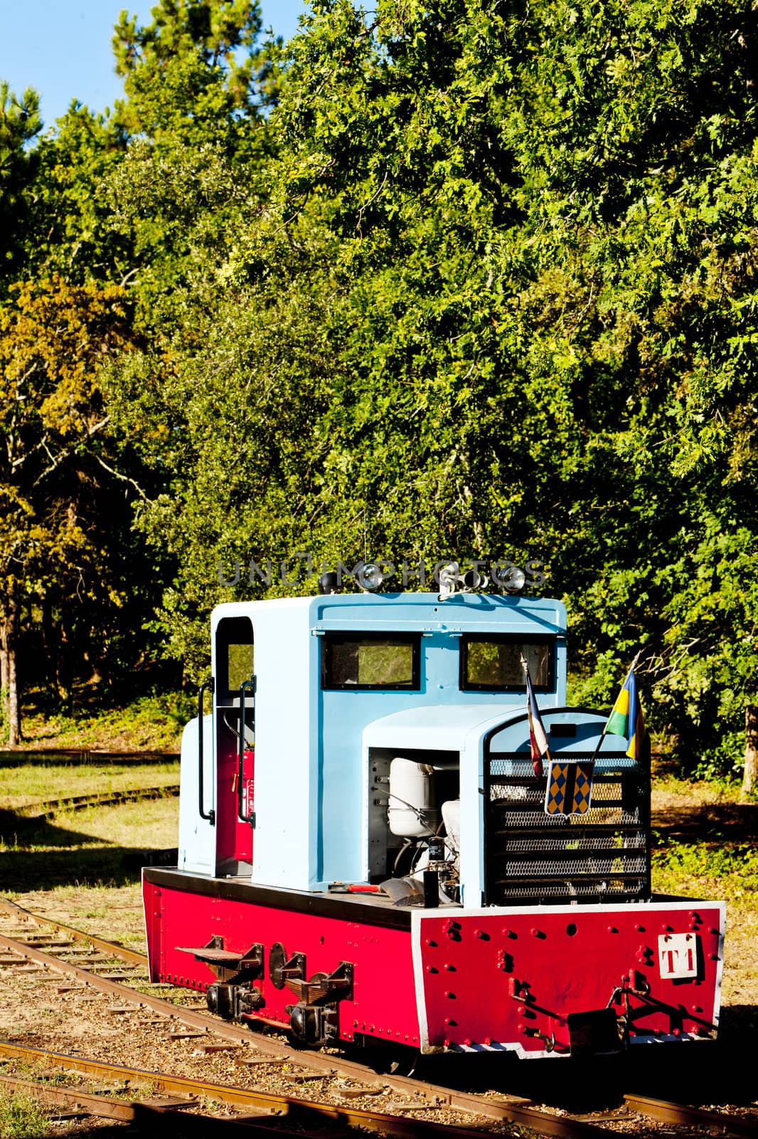 narrow gauge railway, St-Troyan-Les-Bains, Poitou-Charentes, France
