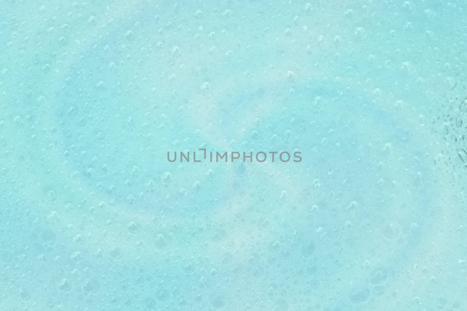 Bubbles in clean water as a background image
