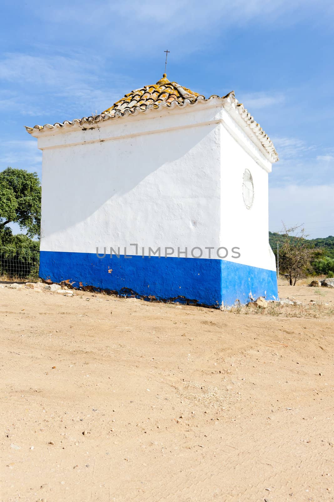 chapel from dolmen at Sao Brissos near Evora, Alentejo, Portugal