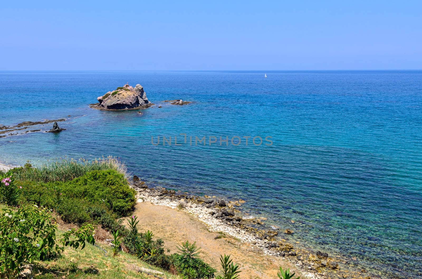 Sea and coast landscape by mahout