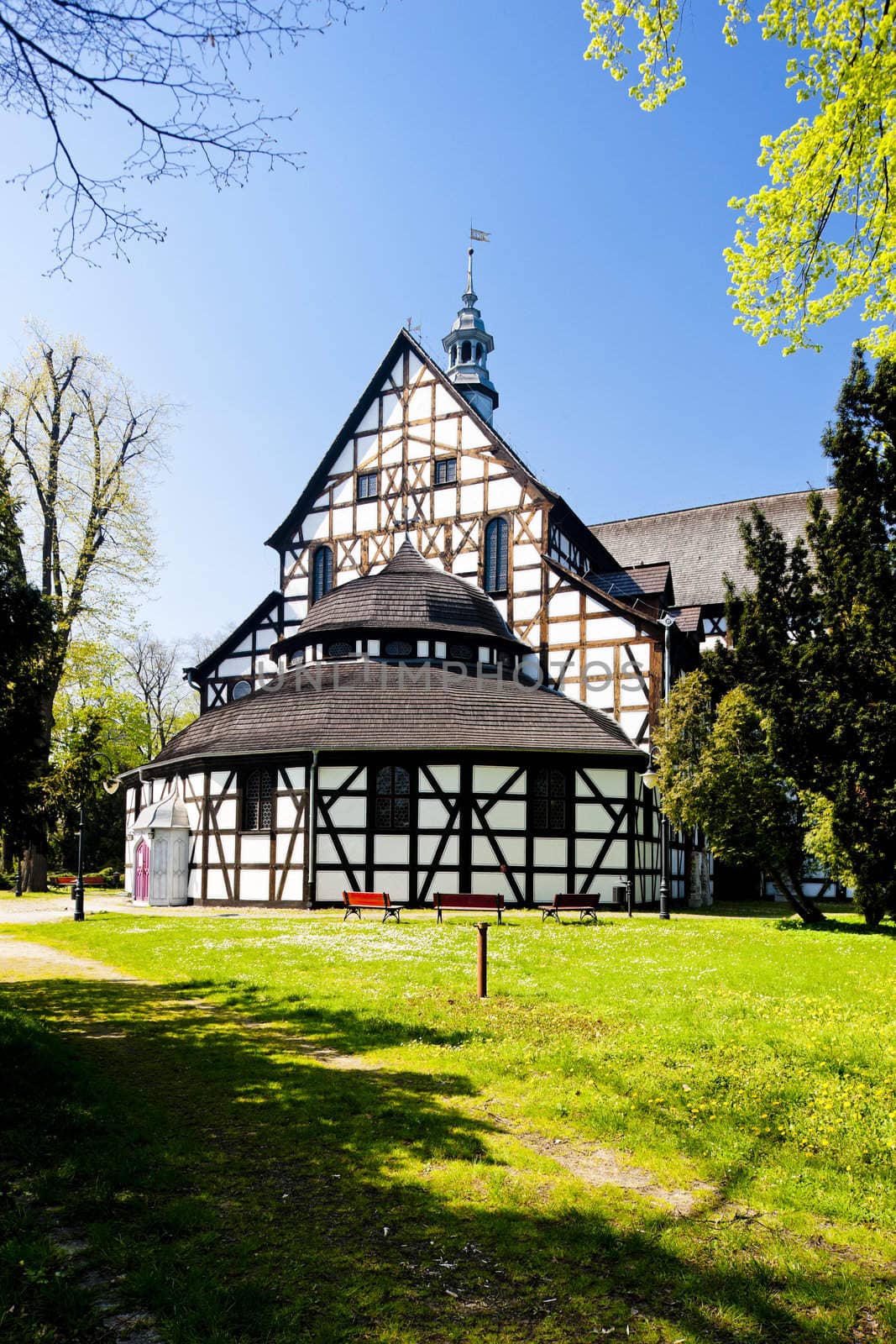 timbered church of Swidnica, Silesia, Poland