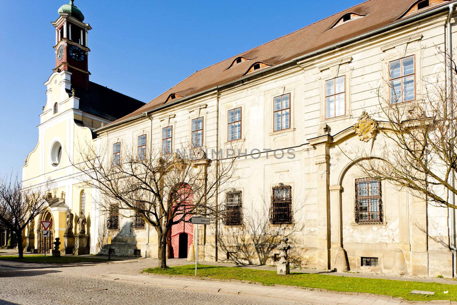 monastery's church of Virgin Mary assumption and benedictine monastery, Police nad Metuji, Czech Republic