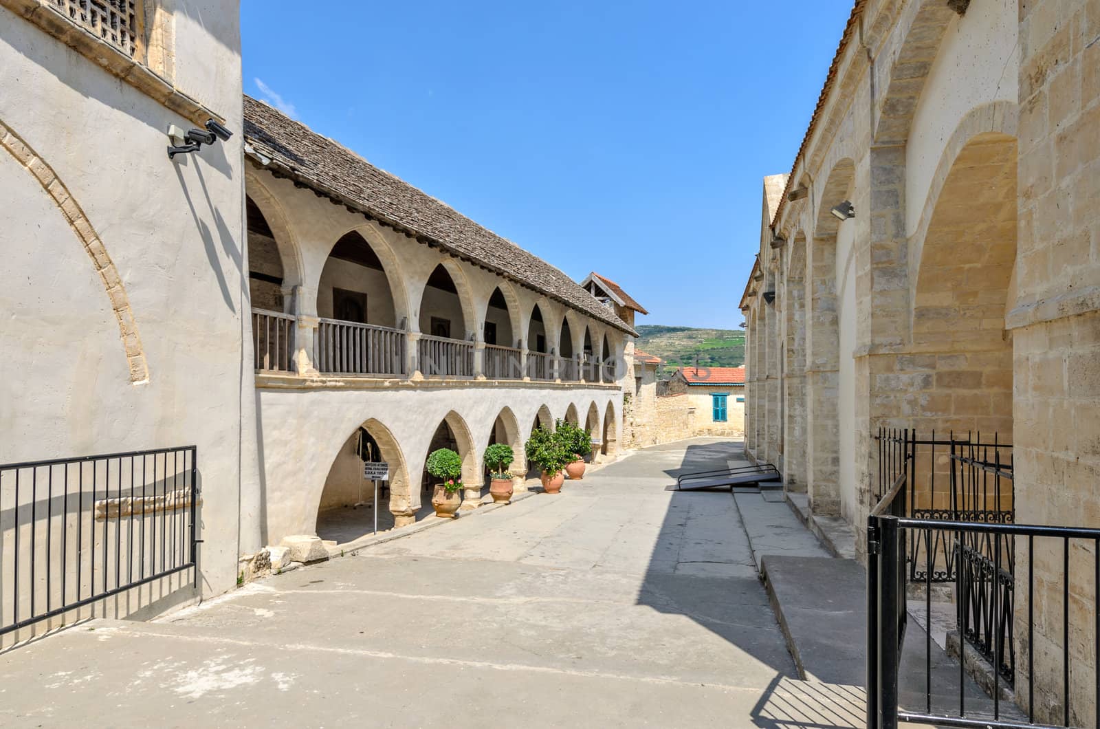 Timios Stavros orthodox monastery in Omodos village on Cyprus