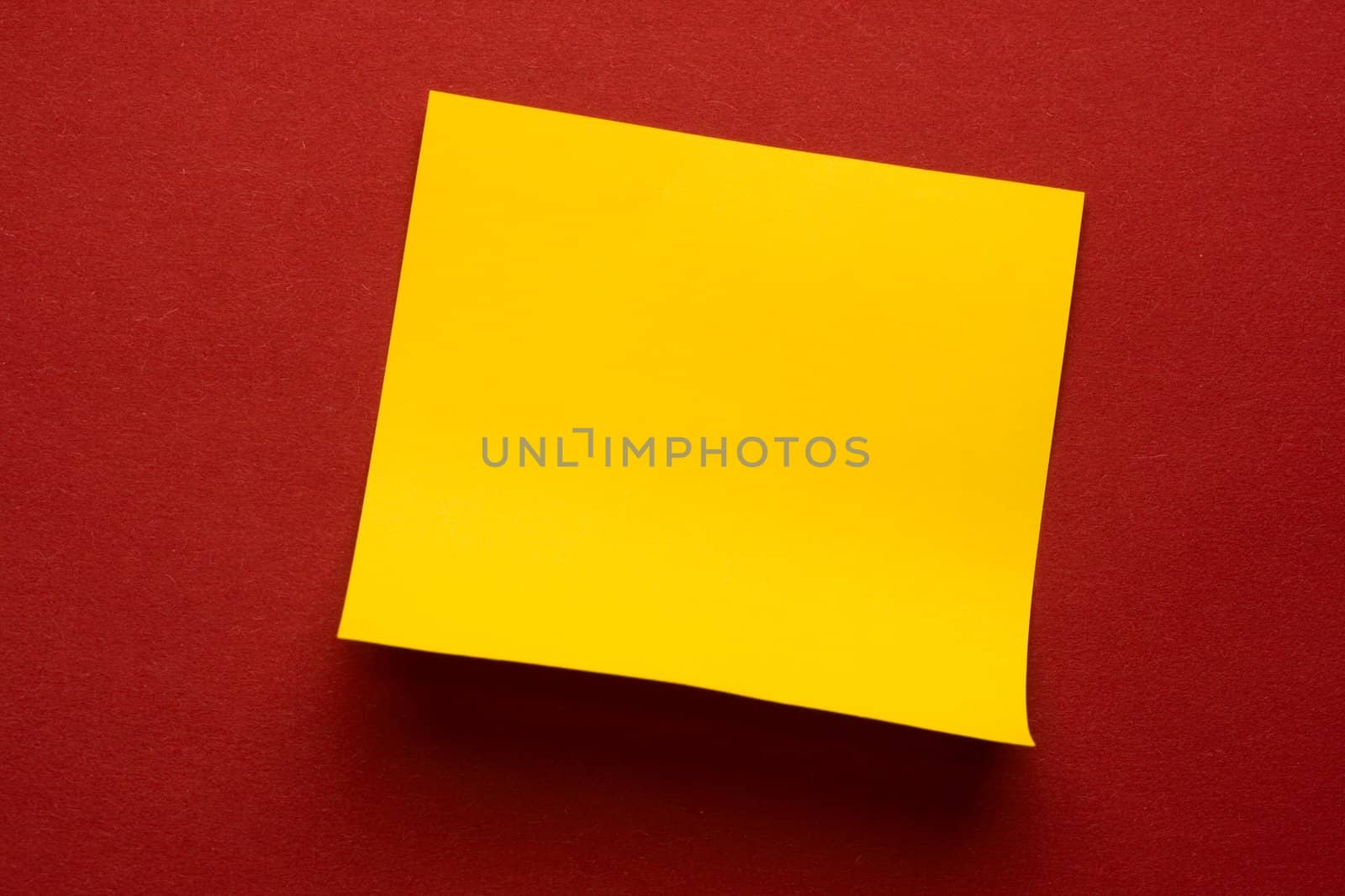 Sticker isolated on red background