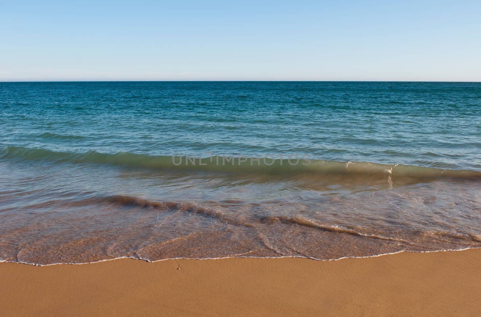 gorgeous beach in summertime (atlantic ocean) in Albufeira, Portugal