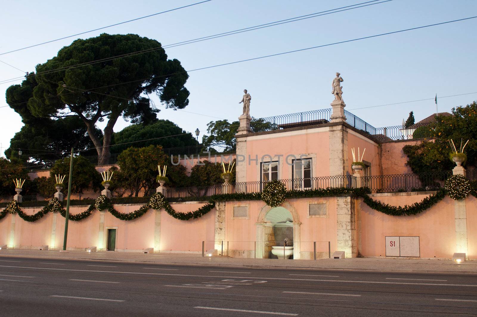 Bel�m Palace, monument and headquarters of the Presidency of the Portuguese Republic, located in Bel�m, Lisbon, Portugal