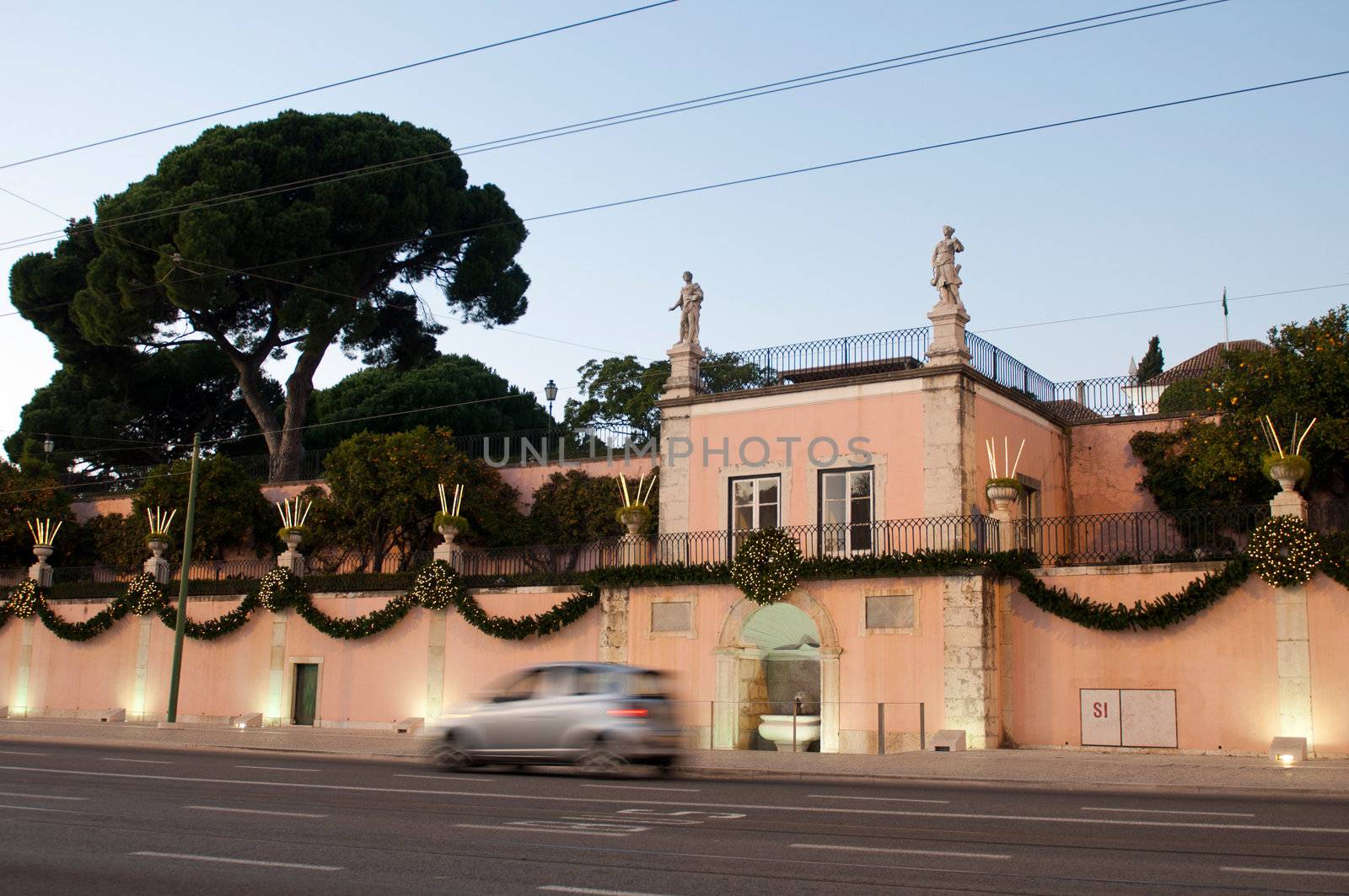 Bel�m Palace, monument and headquarters of the Presidency of the Portuguese Republic, located in Bel�m, Lisbon, Portugal