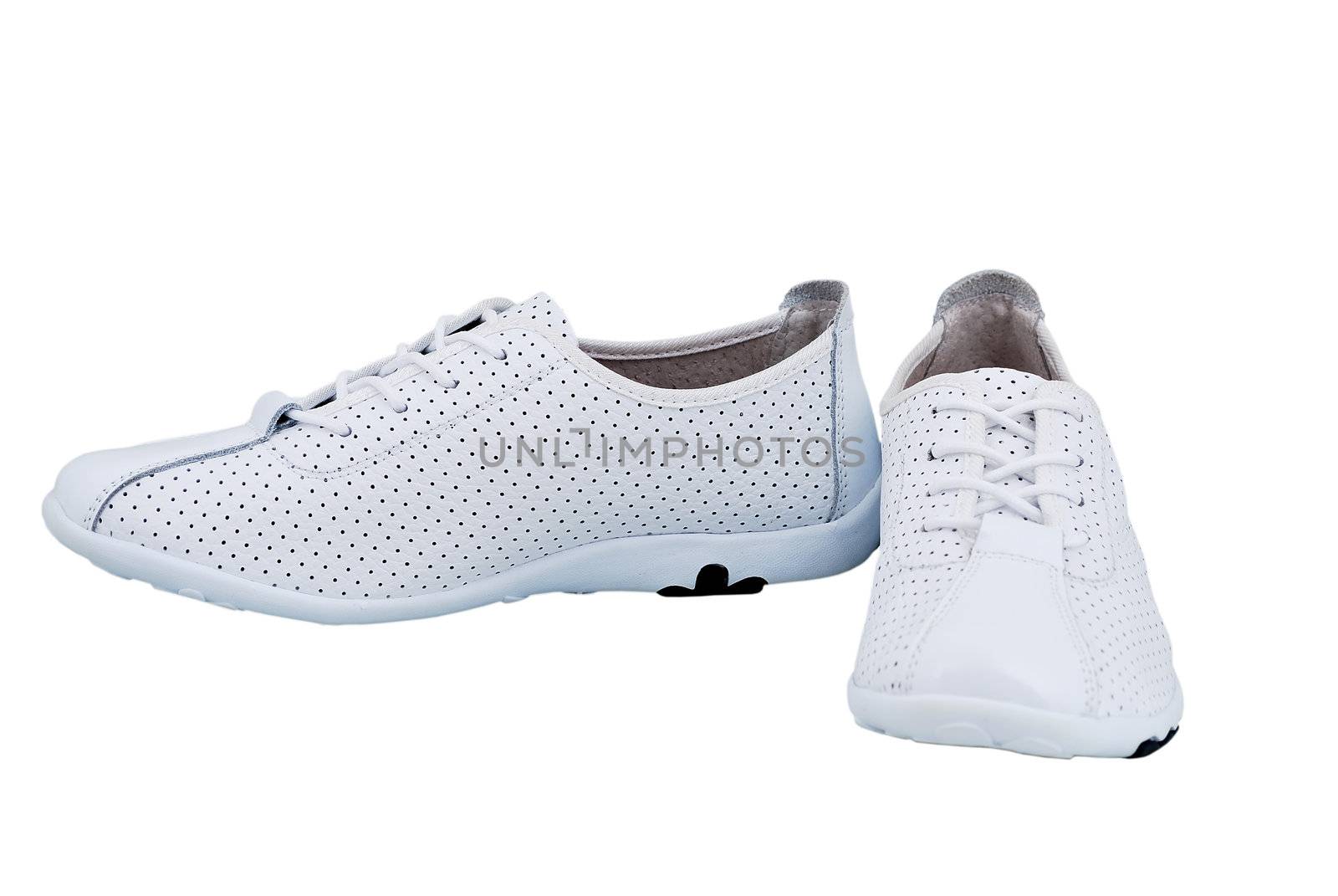 Women's sports shoes on a white background