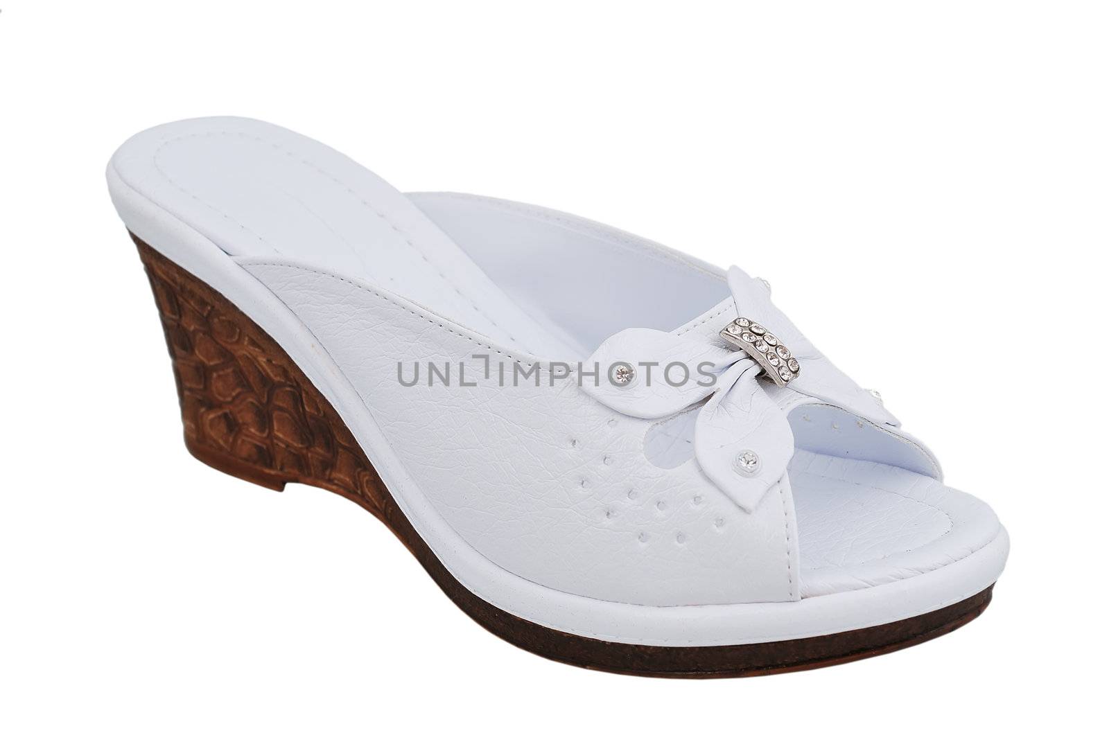 Women's Wedge-heeled shoes on a white background