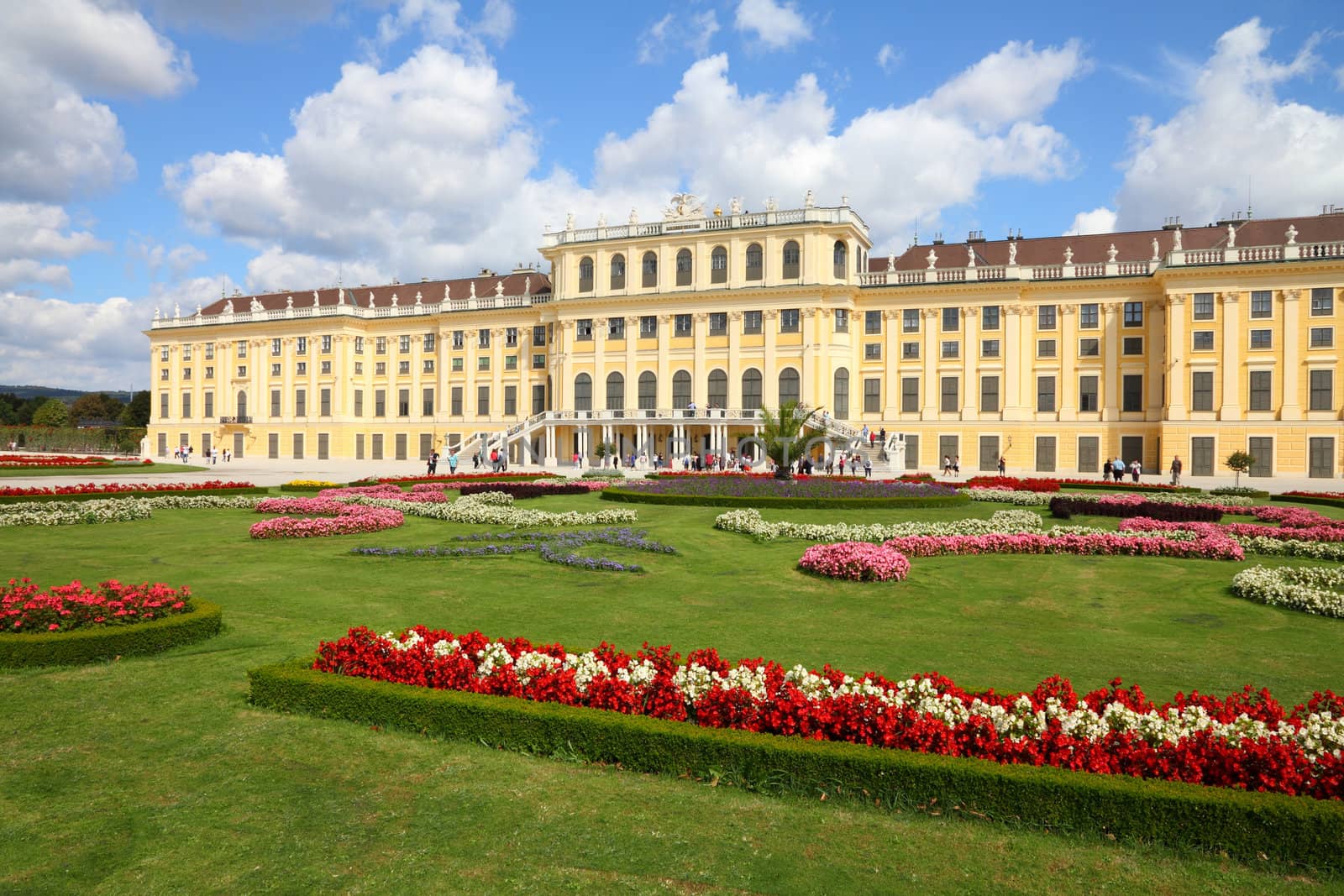 Vienna, Austria - Schoenbrunn Palace, a UNESCO World Heritage Site.