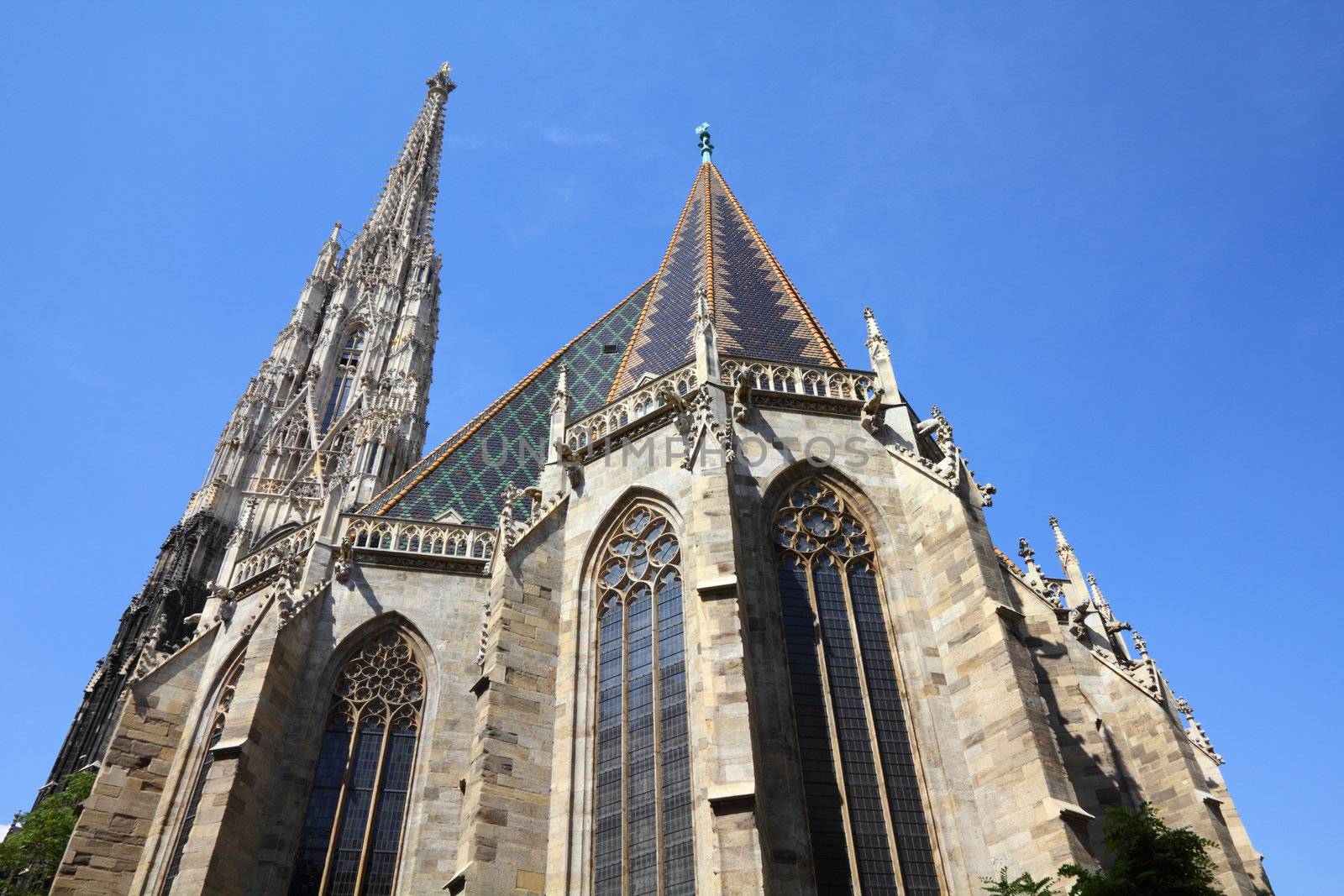 Vienna, Austria - famous Stephansdom (Saint Stephen's Cathedral). The Old Town is a UNESCO World Heritage Site.