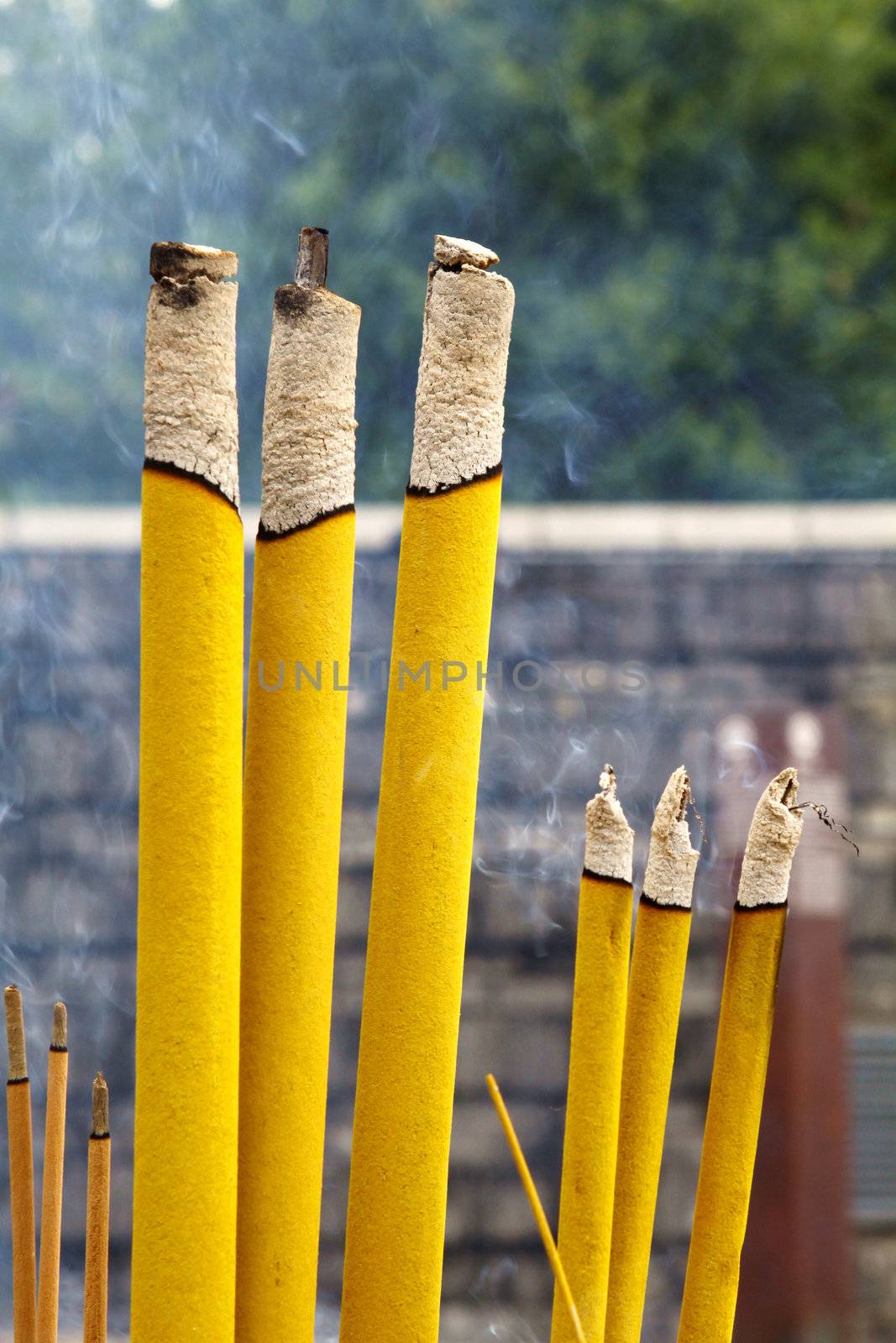 Incenses in a chinese temple by kawing921