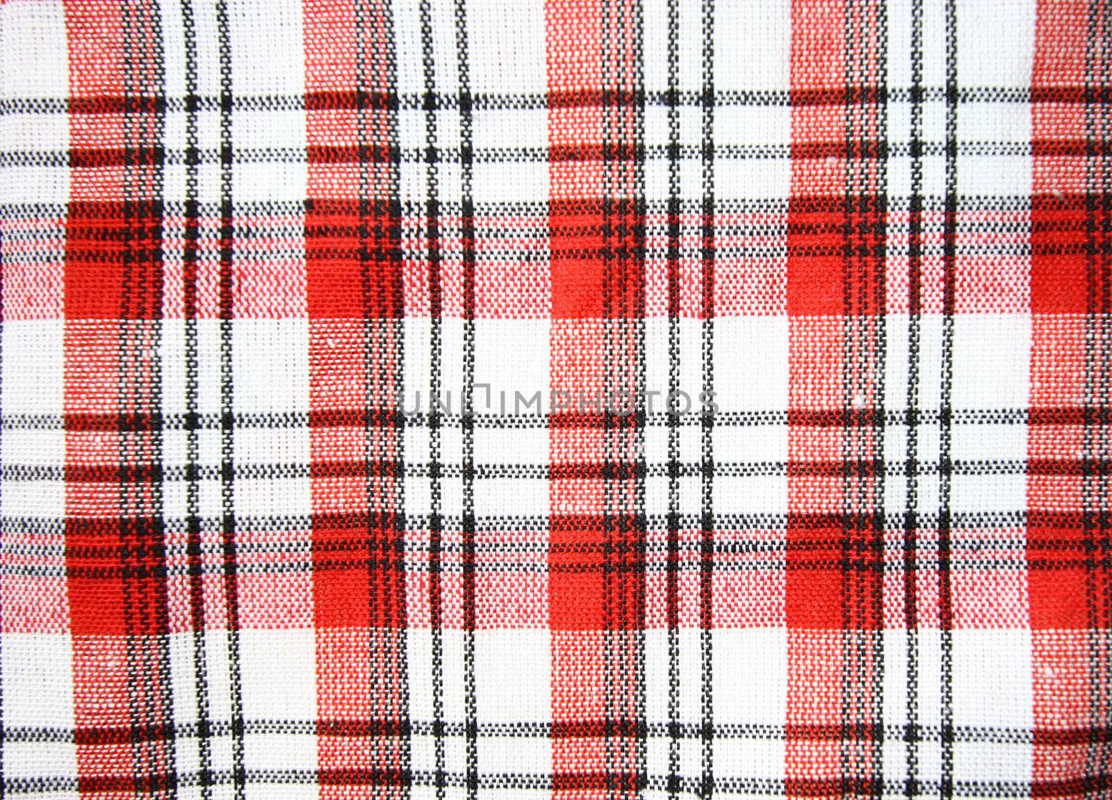 Red checkers cloth background by kawing921