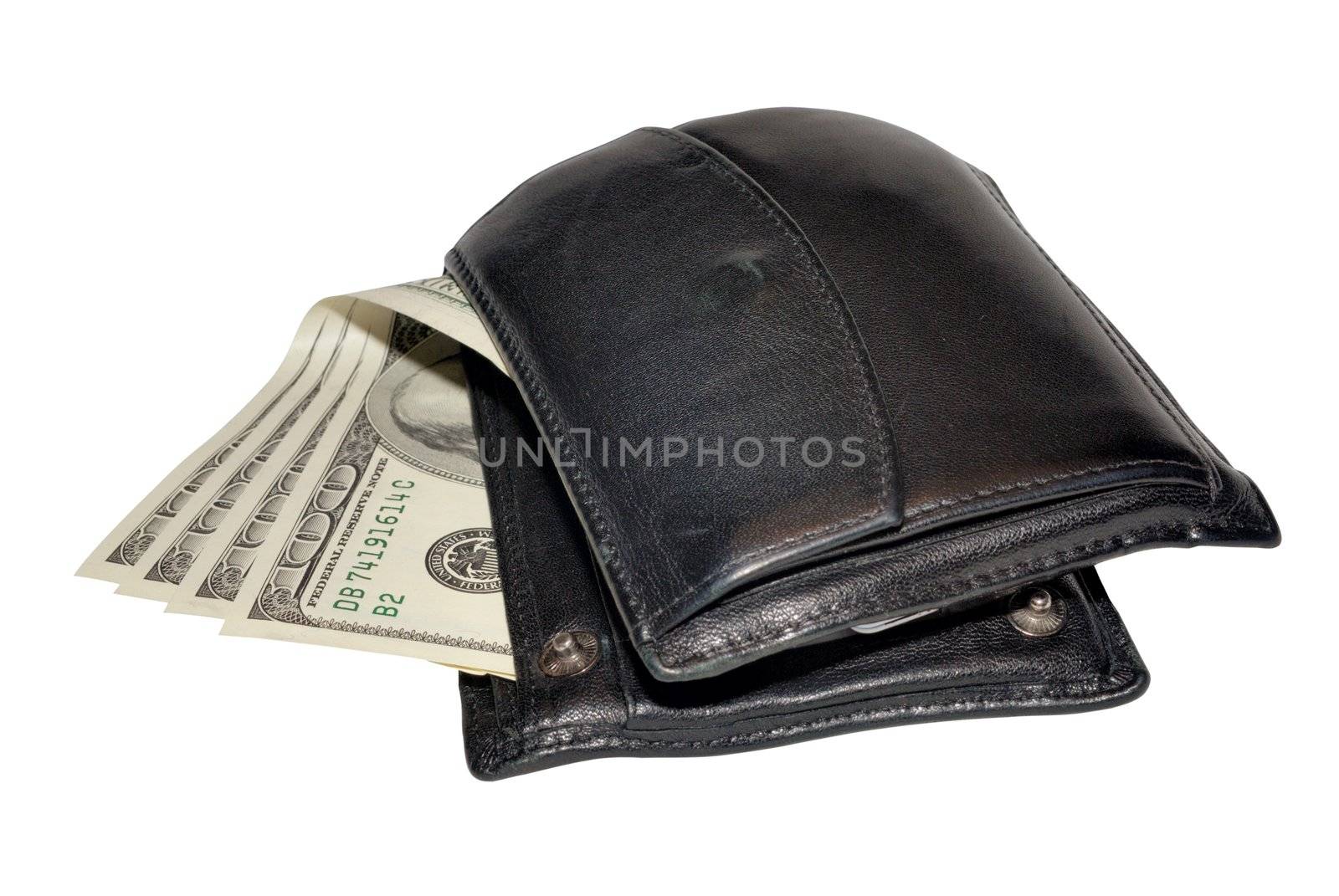 Wallet with money by mahout