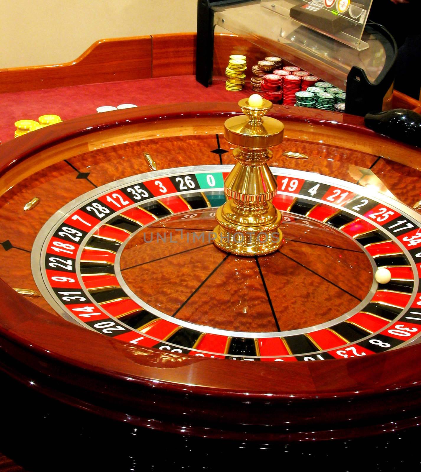 Successful game in a roulette. Always it would be desirable to win..