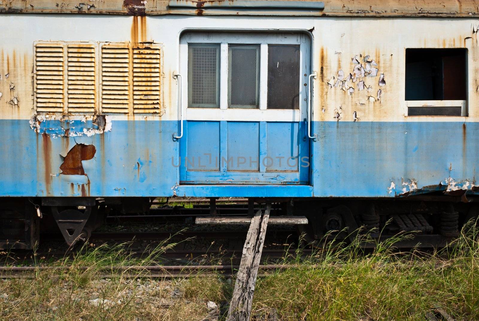 Old and decommissioned train cabin
 by sasilsolutions