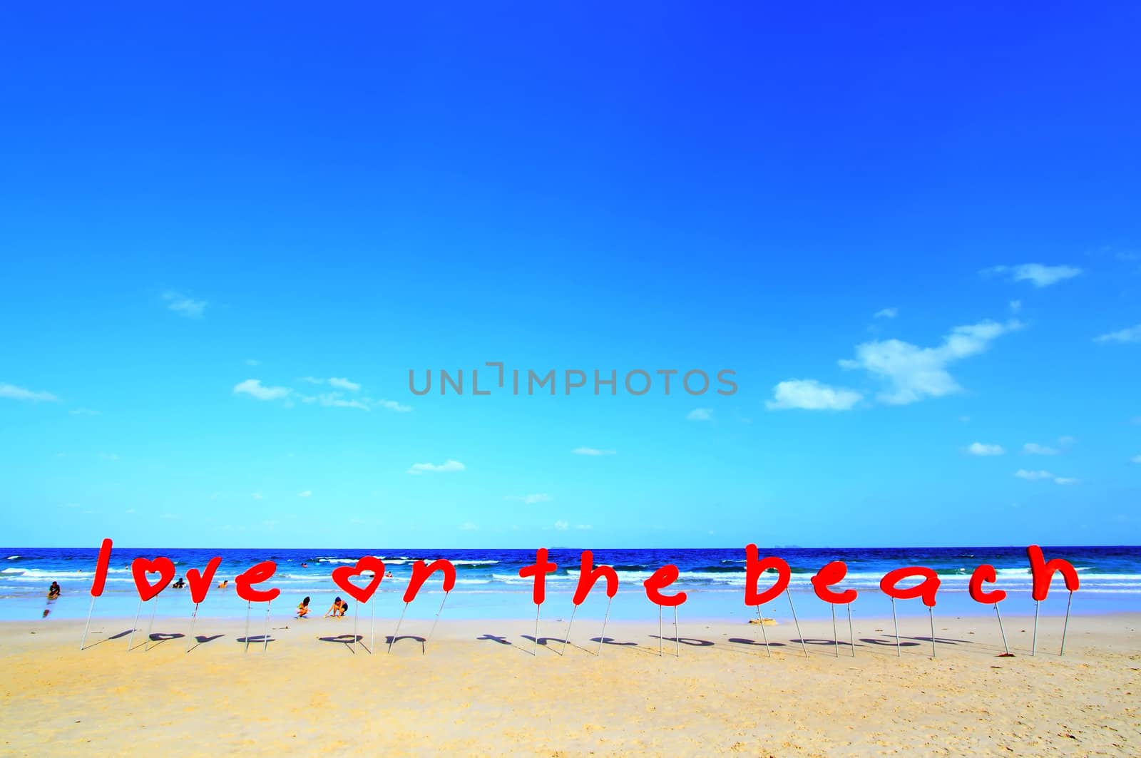 Love on the beach