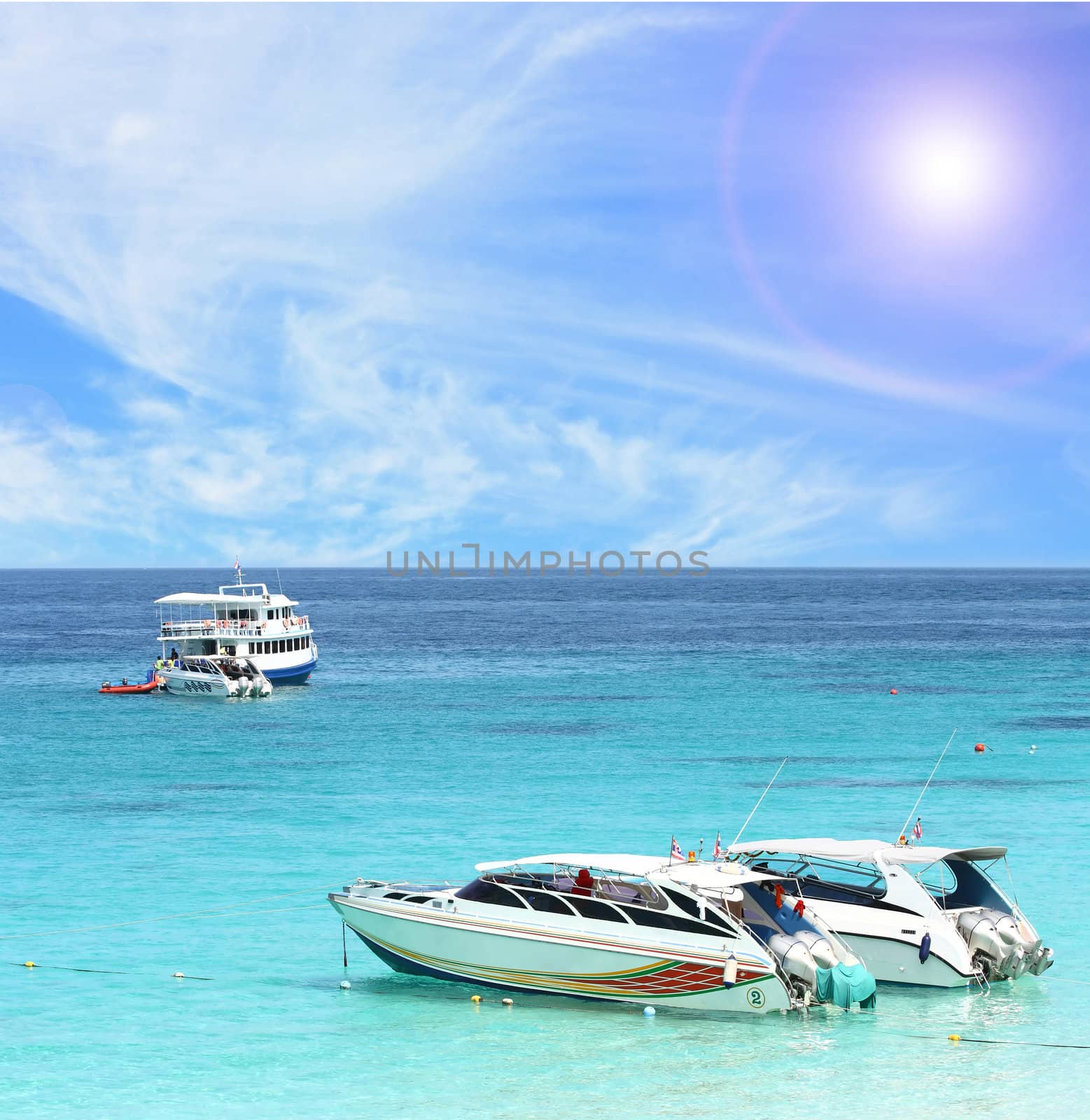 Speed Boat at Similan National Park