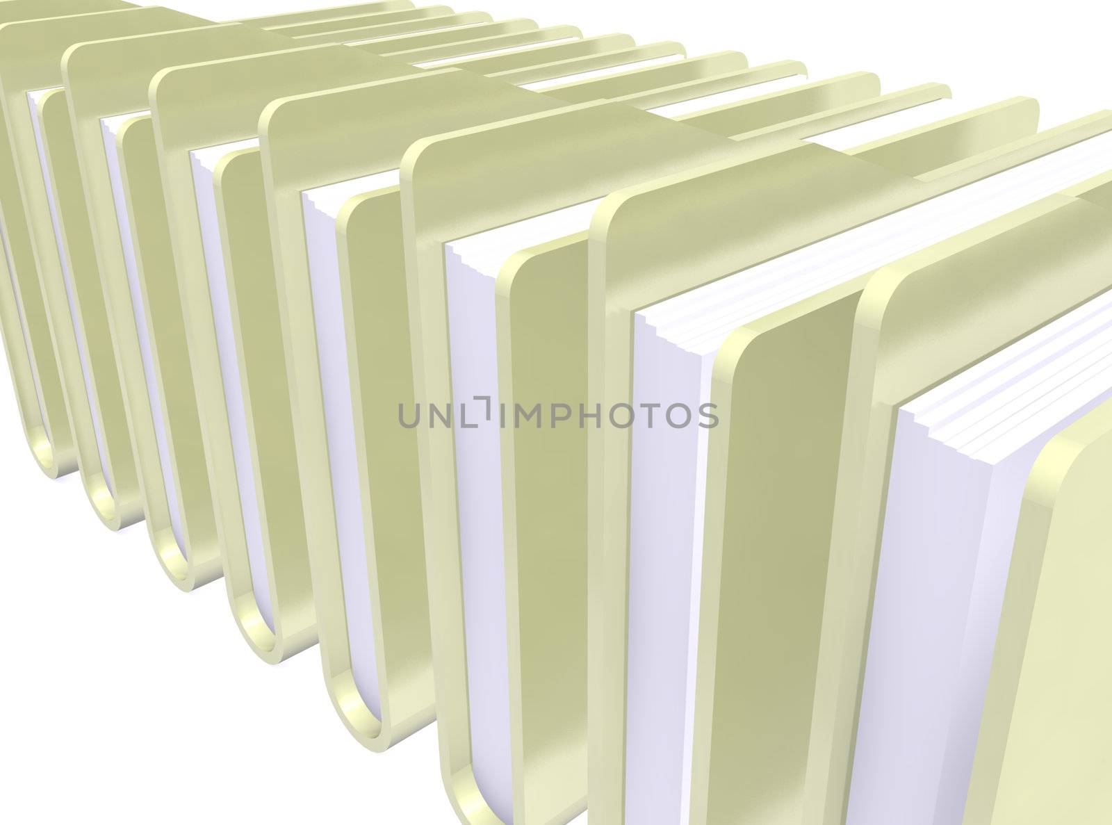 yellows folders paper icon on white background