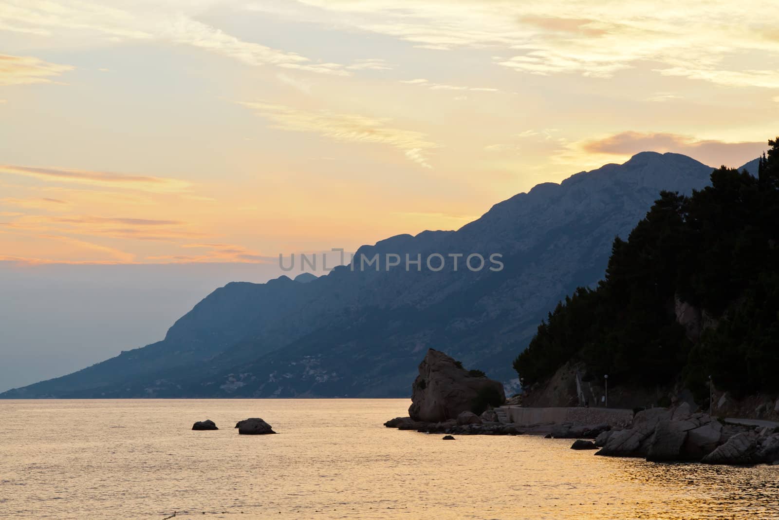 Adriatic Sunset in Croatia