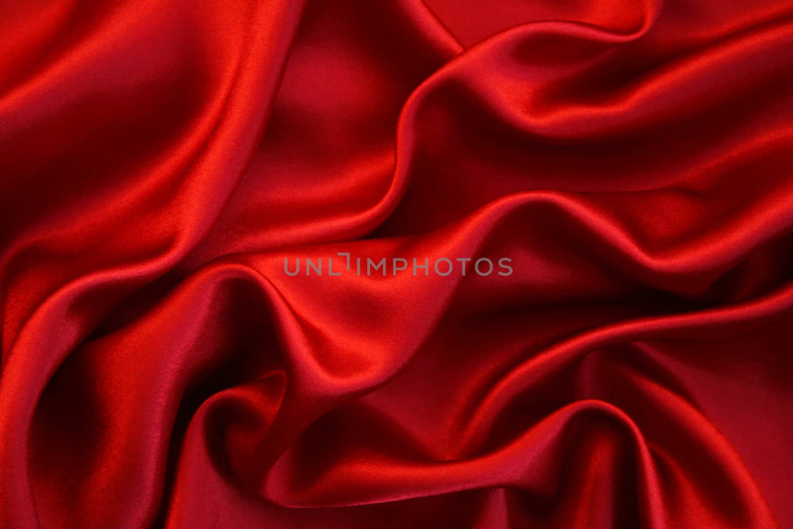 Smooth Red Silk as background 