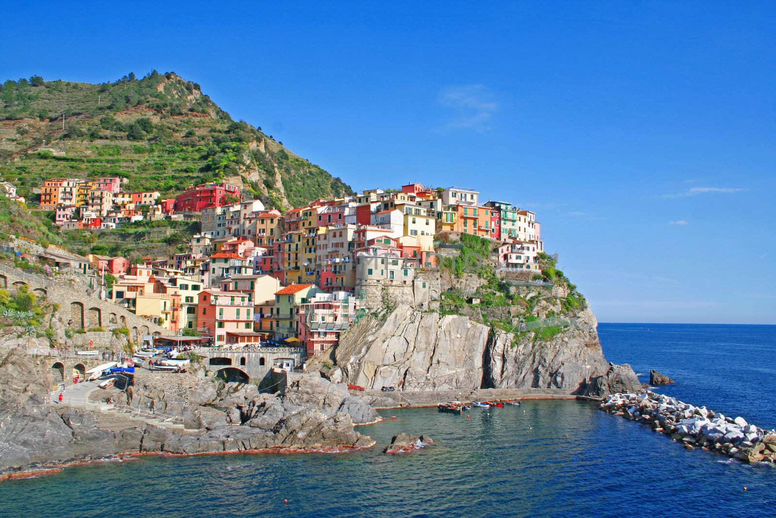 Italy. Cinque Terre region. Manarola village