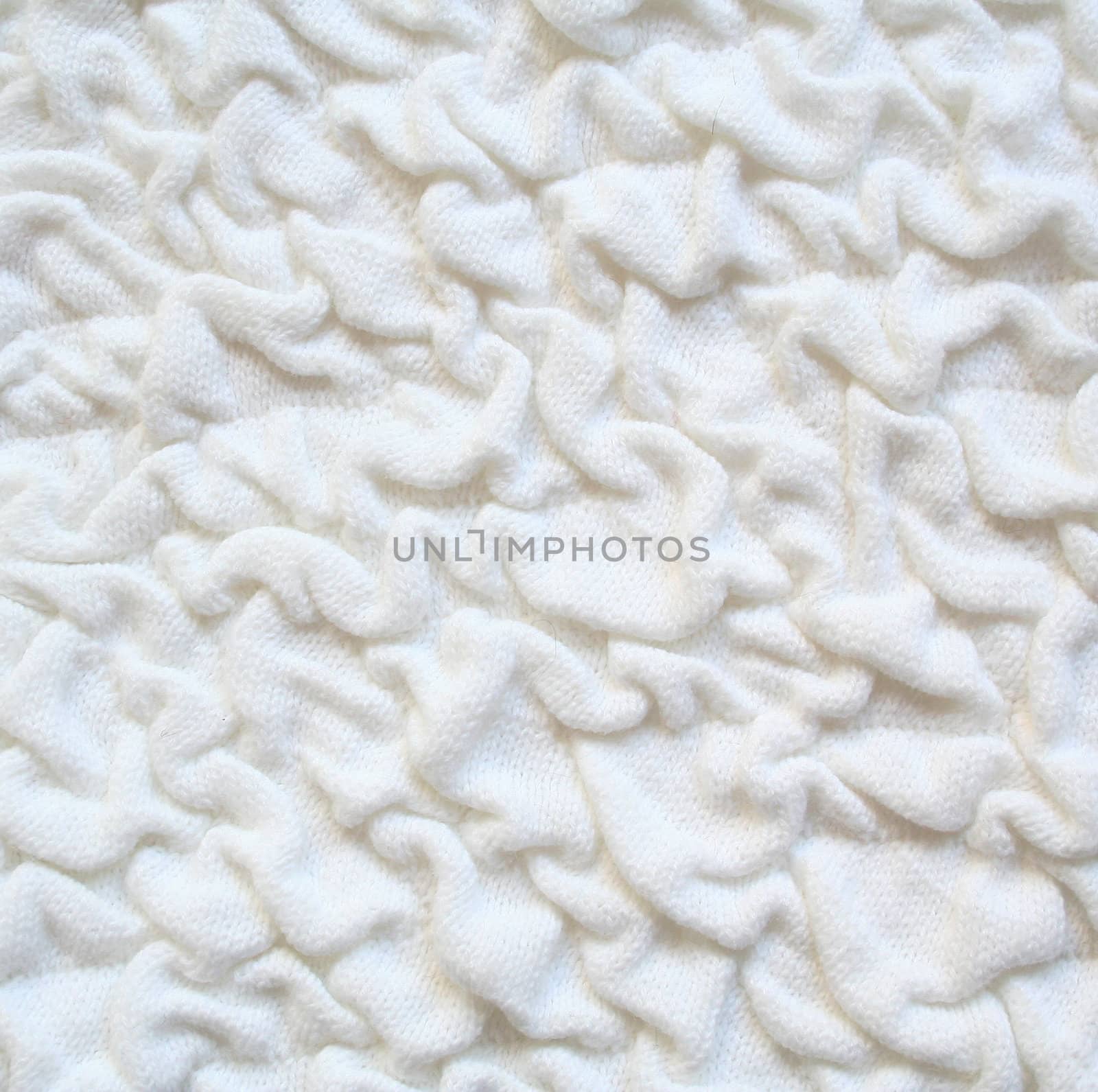 White knitted fabric can use as background