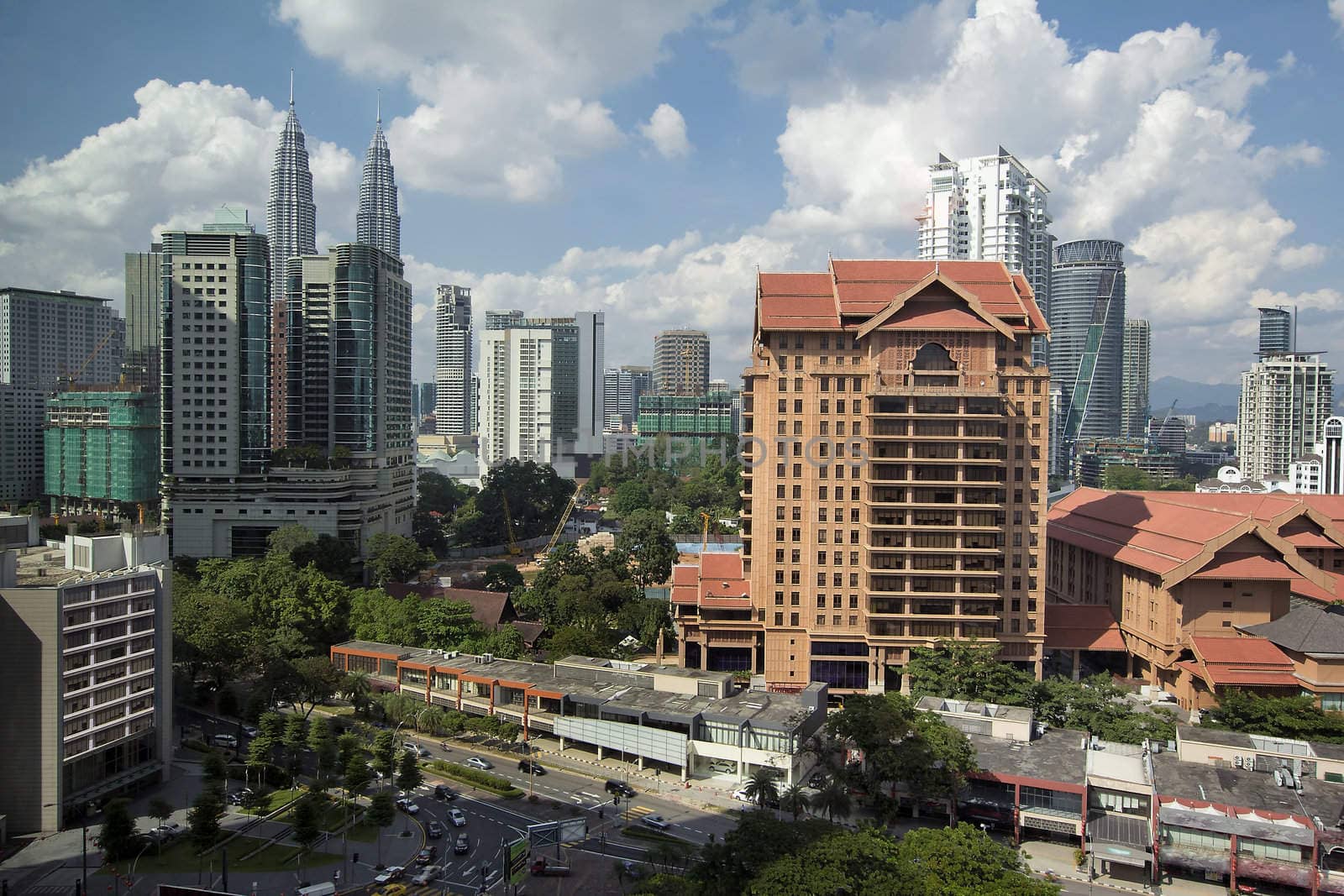 Kuala Lumpur Malaysia Daytime Urban Cityscape View
