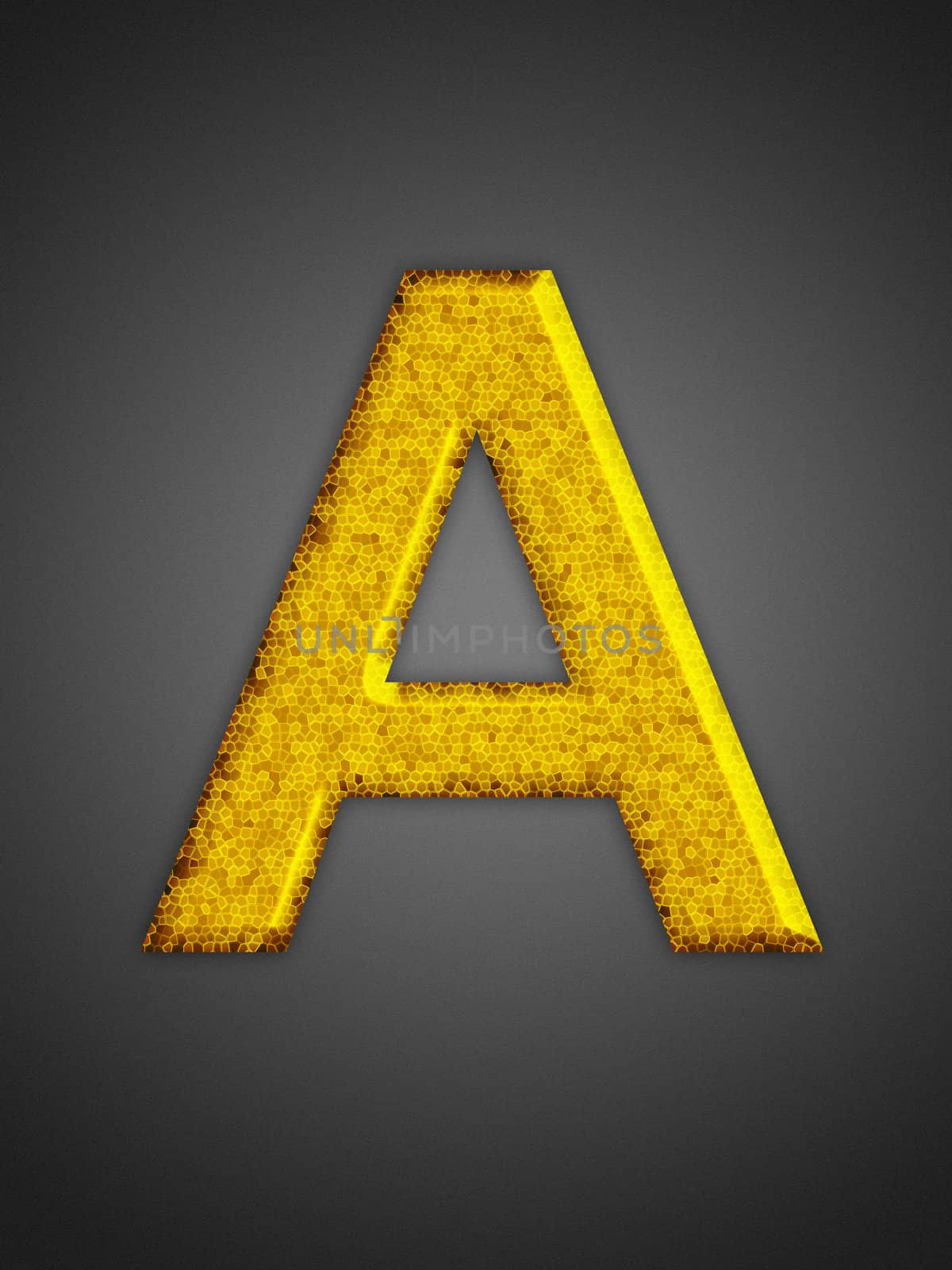 Beautiful abstract party symbol. Yellow glowing font.