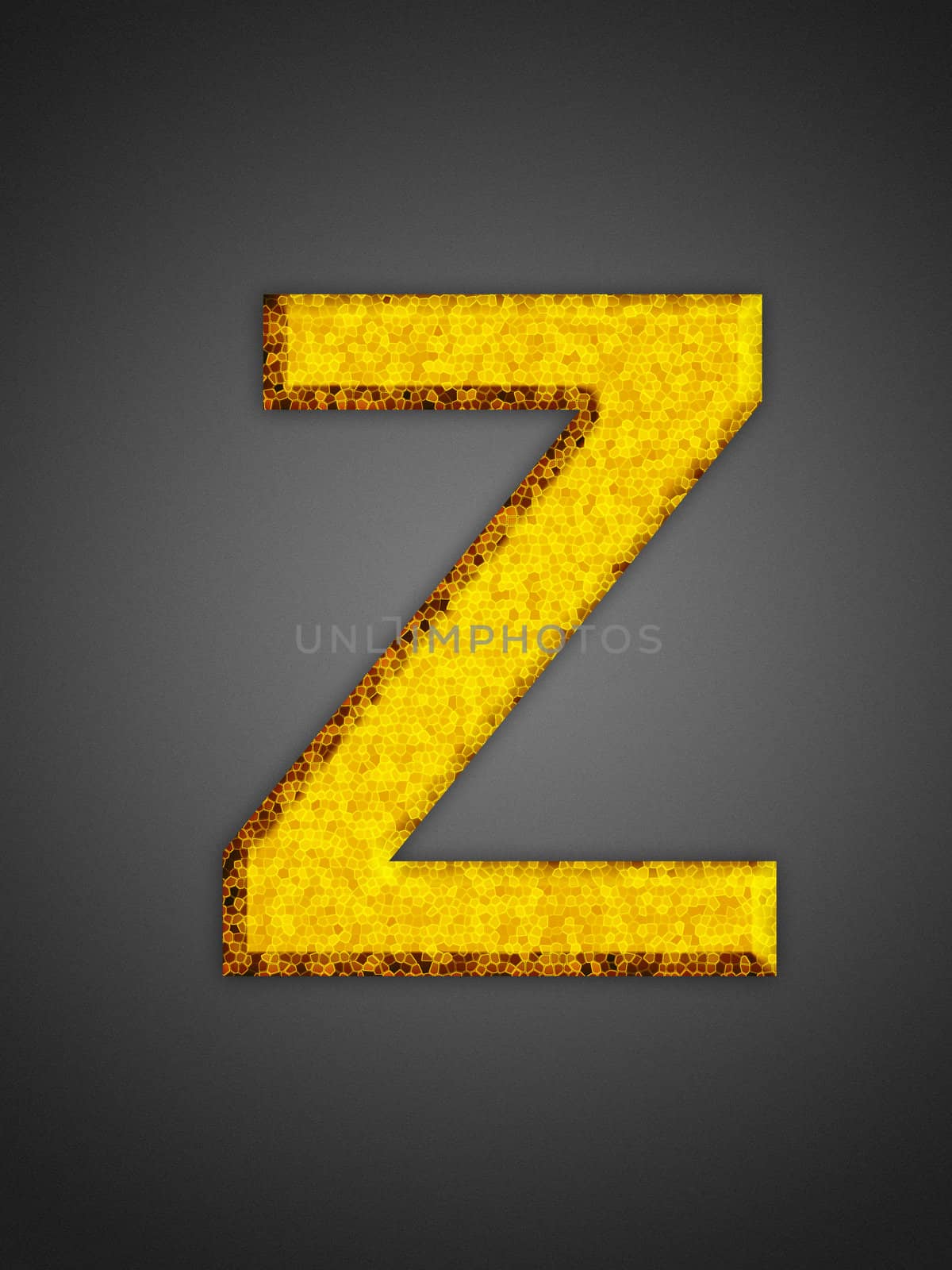 Beautiful abstract party symbol. Yellow glowing font.